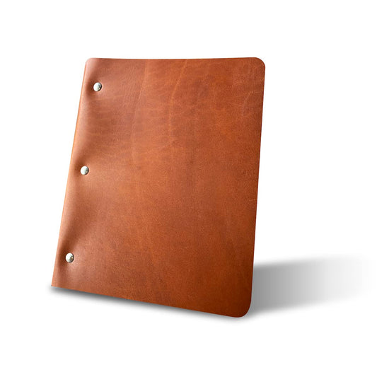 Murdy No. 1 Refillable Leather Binder (Bourbon)